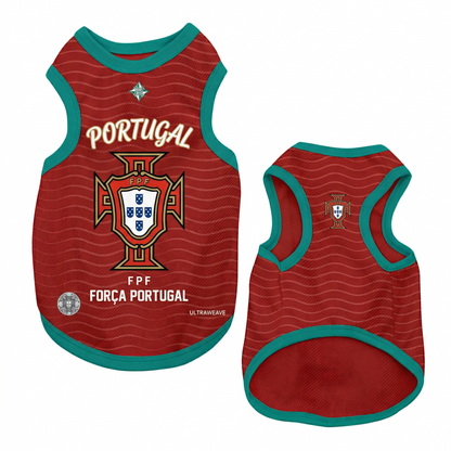 Portugal Soccer Dog Jersey -  Pet Football Kit for Cats & Dogs