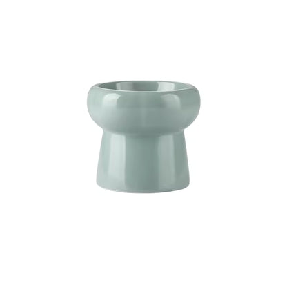 Morandi Elevated Ceramic Cat Bowl – Cervical Support Raised Feeder for Cats