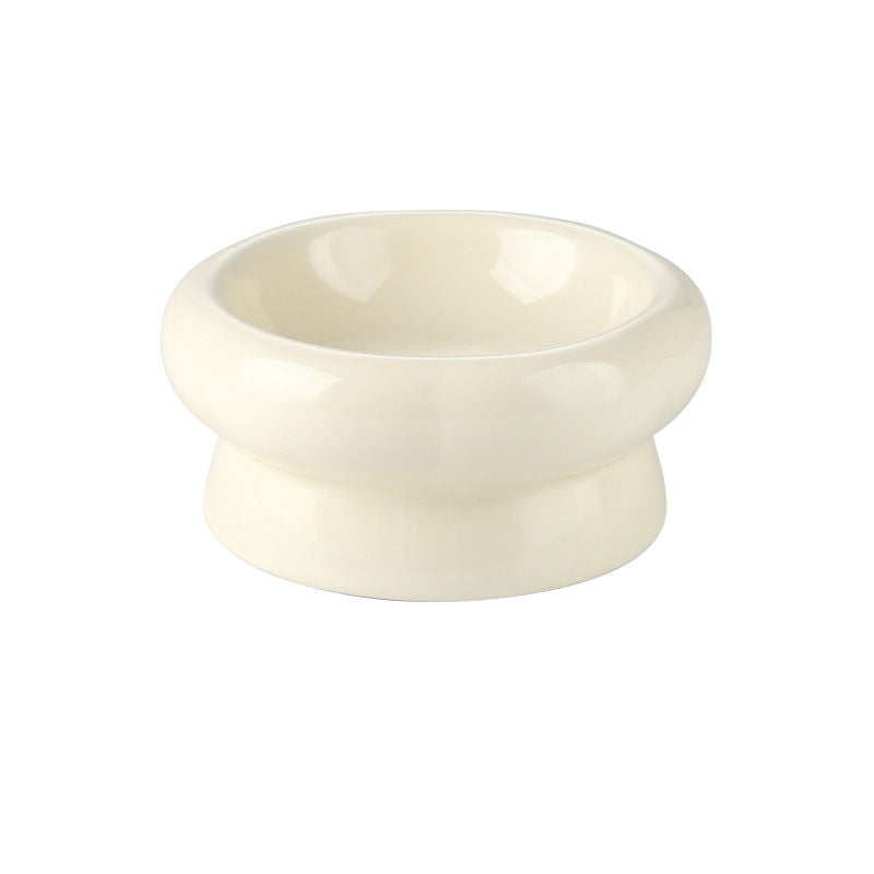 Morandi Elevated Ceramic Cat Bowl – Cervical Support Raised Feeder for Cats