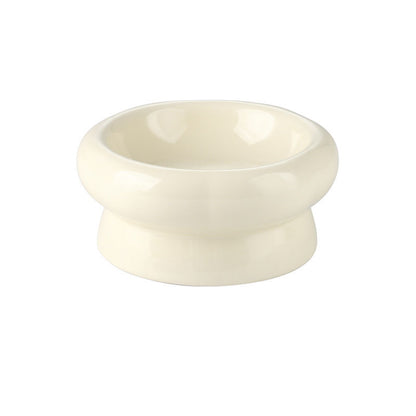 Morandi Elevated Ceramic Cat Bowl – Cervical Support Raised Feeder for Cats
