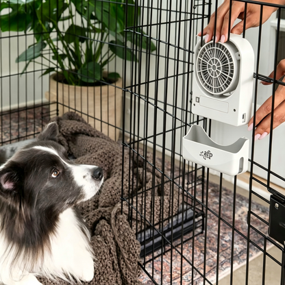 Pet Cage Fan – Quiet Powerful Clip-On Crate Fan for Dogs & Cats