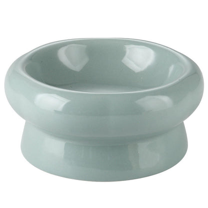 Morandi Elevated Ceramic Cat Bowl – Cervical Support Raised Feeder for Cats