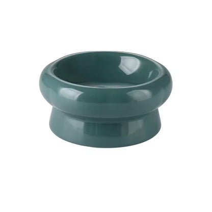 Morandi Elevated Ceramic Cat Bowl – Cervical Support Raised Feeder for Cats
