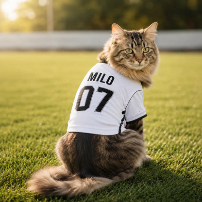 Custom Pet Soccer Jersey – Personalized Football Kit for Dogs & Cats