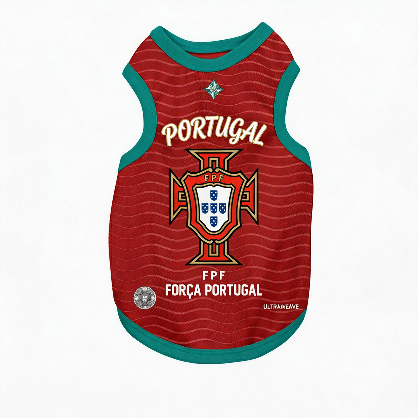 Portugal Soccer Dog Jersey -  Pet Football Kit for Cats & Dogs