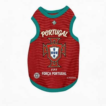 Portugal Soccer Dog Jersey -  Pet Football Kit for Cats & Dogs